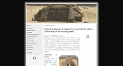 Desktop Screenshot of exploringoaxaca.com